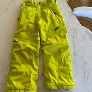 Spyder Kids' Bright Yellow Ski/Snow Pants